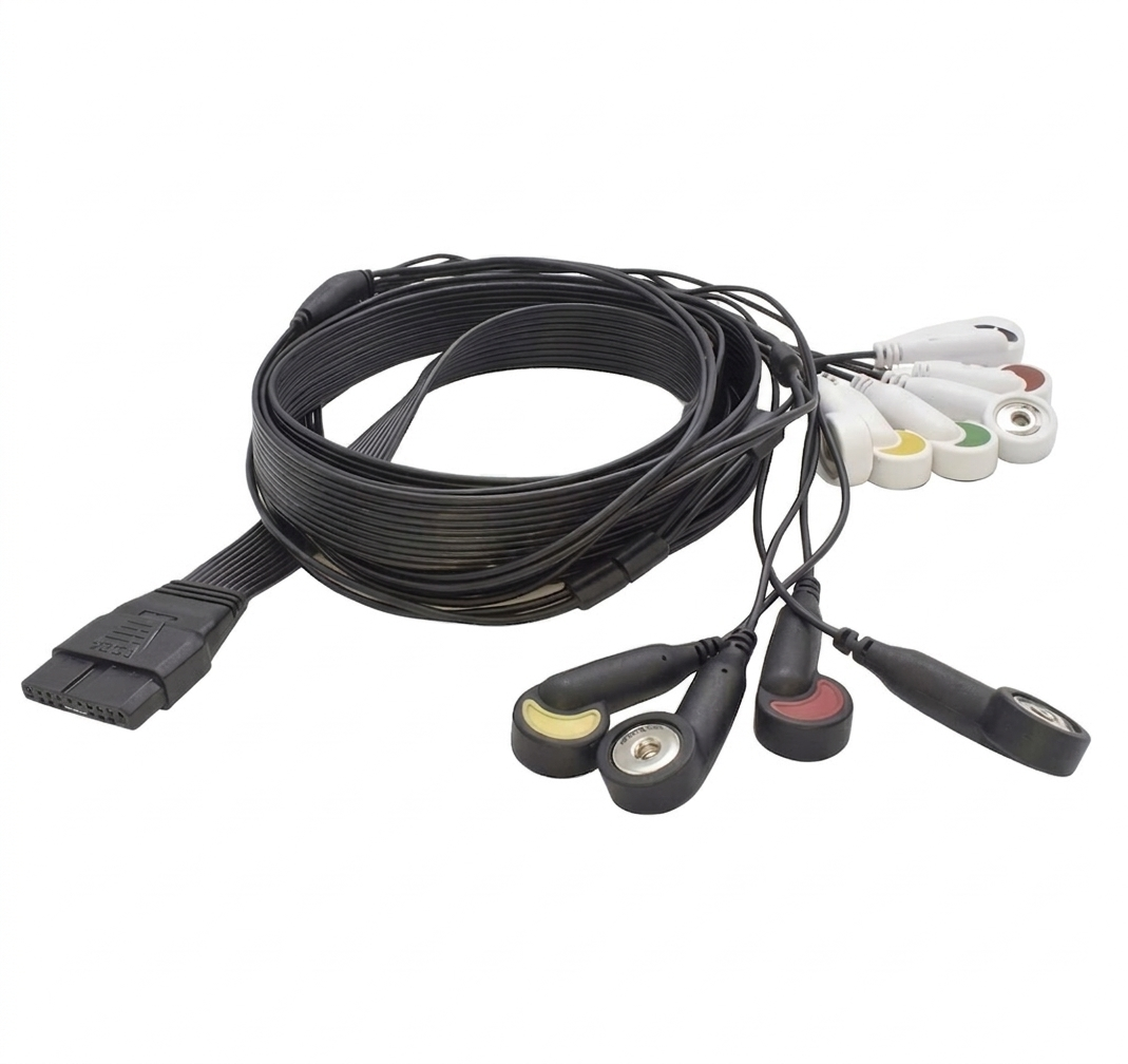 CAVO ECG 10 TERMINALI BOTTONE SNAP IEC 2,1M - SCHILLER