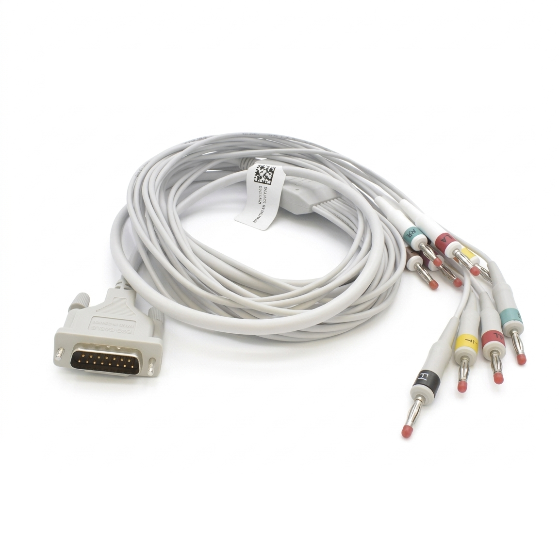 CAVO ECG 10 TERMINALI BANANA PLUG IEC 3,1M - SCHILLER