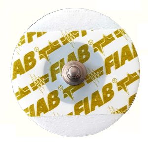 ELETTRODO ECG PEDIATRICO GEL SOLIDO CON ATTACCO A BOTTONE 50 PEZZI - FIAB
