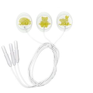 ELETTRODO ECG NEONATALE AMAGNETICO RADIOTRASPARENTE CON CAVO 150 PEZZI - FIAB