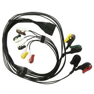 CAVO ECG 10 TERMINALI CLIP IEC 1,1M - SCHILLER