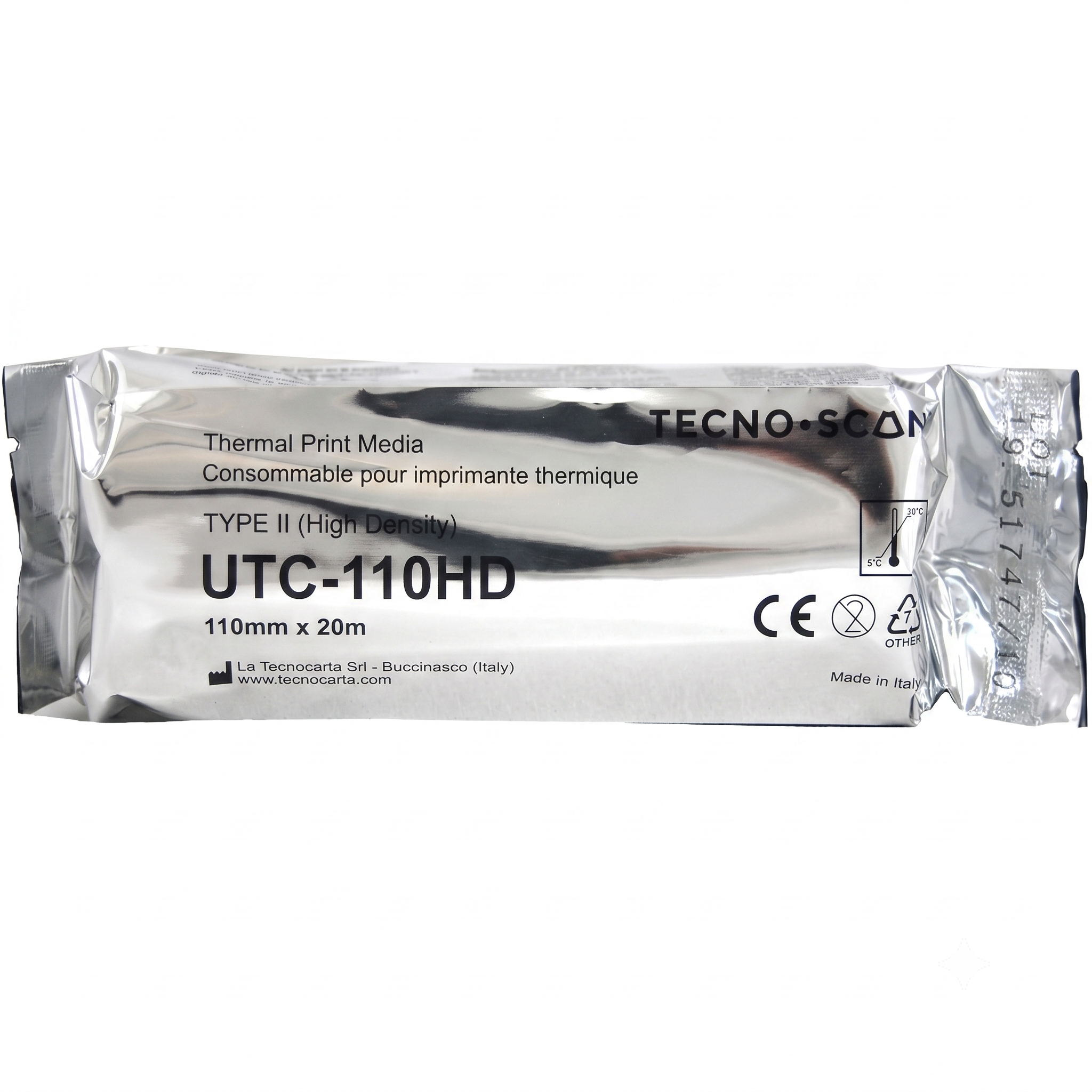 CARTA FOROGRAFICA LUCIDA PER ECOGRAFIA - TECNOSCAN HIGH DENSITY